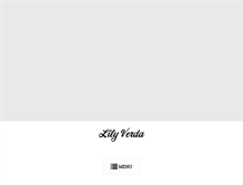Tablet Screenshot of lilyverda.com